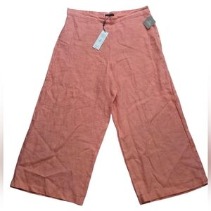 For Cynthia Coral Wide-Leg Pants